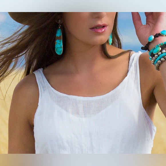 Brit West Western Slab Earrings - Picture 6 of 6